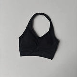 Women's Shock-Absorbing Yoga Sports Bra Beauty Back Design Integrated Neck Hanging Training Fitness Fitness Bra