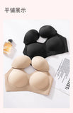 Push Up Bra for Small Bust – Seamless Wirefree Bralette with Cross Back, Soft Support Lift & Anti-Sagging Comfort Invisible Wear