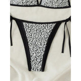 S - XL Shiny Sparkling Halter Bikini Women Swimwear Female Swimsuit Two-Pieces Bikini Set Strappy Bather Bathing Suit Swim V7523