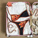 2026 Floral Flower Printed Bikini Women Swimwear Female Swimsuit Two-Pieces Bikini Set Brazilian Bather Bathing Suit Swim V8205