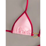 XS - L Halter Mini Micro Thong Bikini Women Swimwear Female Swimsuit Two-Pieces Bikini Set Padded Bather Bathing Suit Swim V7595