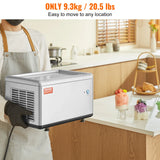 SucceBuy Fried Ice Cream Roll Machine Stainless Steel Rolled Maker