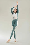 New Swimsuit with High-end Feel Sports Split Two-piece Set, Conservative Slimming, Flat Corner Pants, Hot Spring Swimsuit