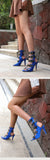 10cm Ultra High with Open Toe Multiple Buckle Strap Belt Sexy Club High Heels Summer Shoes Gladiator Cool Boots Sandals Women