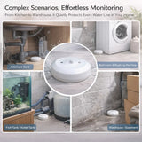 Zigbee Water Leak Sensor Flood Leakage Detector Linkage Alarm Sensor for Kitchen/Bathroom Support Tuya Smart Life Zigbee2mqtt