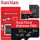 High Speed SD Card 128GB 512GB Micro TF SD Memory Card U3 V30 A2 for Smartphone Android Phone Game Storage