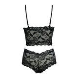 2026 New Floral Thin Lace Lingerie Set Women Triangle Cup Bralette Adjustable Strap Printed Intimate Underwear Suit