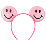Disney Festival Party Cosplay Mouse Ears Headband 3.3" Ears Glitter Hairband Without Bow For Boys DIY Cartoon Hair Accessories