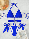 2026 Halter Rhinestone Diamond Bikini Women Swimsuit Female Swimwear Two-piece Bikini Set High Cut Bathing Suit Swim Beach Wear