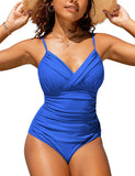 S - XXL Sexy Wrinkled One Piece Swimsuit Women Swimwear Female Monokini Swimsuits 2025 Bathing Suit Swim Beach Wear Bodysuit