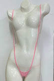 DEKA Bikini  Women Transparent Swimwear See Through Bodysuit Sheer Erotic Lingerie One Piece Swimwear Halter Backless G-string