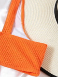 2026 Bowknot Sporty Bikinis Solid Swimwear Female Sexy Swimsuit Women Bathers Bathing Swimming Swim Suit Beachwear