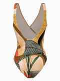 2026 Print Swimsuit One Piece & Swim Dress Sexy Swimwear Women Bathing Suit Padded Beachwear Swimming Summer