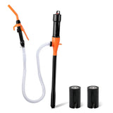 2025 Battery Powered Transfer Pump Motorcycle Car Gas Oil Pump With Flow Control Nozzle Liquid  Gasoline Pump Filter Design