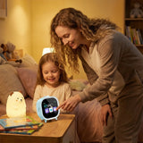 AI Smart Alarm Clock Talking Buddy Educational Toy for Kids Music/Stories Player Pomodoro Timer Cool Robot Gift for Boys Girls