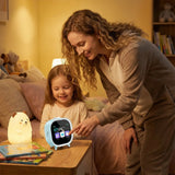 AI Smart Alarm Clock Talking Buddy Educational Toy for Kids Music/Stories Player Pomodoro Timer Cool Robot Gift for Boys Girls