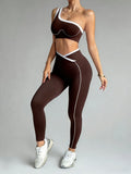 2 pcs Women's Seamless Yoga Sets Sport Leggings Bra Sportswear Woman Gym Outfit Workout Set High Waisted Yoga Clothes Activewear
