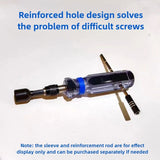 6.35 Multi Purpose Screwdriver Handle 6.35 10 Piece Set S2 Universal Cross Shaped Quick Magnetic Suction Portable