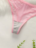 New Design High-Quality Lingerie Set With Sexy butterfly Line Mesh Plicing Women's Underwear Push Up Bra 2 Pieces YS2417