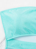 2026 Padded Sexy Swimsuit One Piece Cut Out Tong Swimwear Women Solid Bathing Swimming Swim Suit Female Beachwear Bodysuit