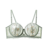 Rabbit Ear Lace Strapless Bra Minimizer Push Up for Large Bust Summer Thin Design Comfortable Backless Bra Women S-XL MOYISU AB