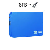 High-speed SSD 256TB USB 3.0 Enclosure Mobile Hard Drive Cases for SSD External Storage HDD Box With USB Cable ABS Tools