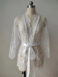 Lace Nightgowns Sleepwear Transparent Pajamas Negligee Open Crotch Sleepdress Women Robes Nightwear Sexy Underwear