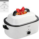XMSJ Electric Roaster Oven With Viewing Lid Cool Touch Exterior