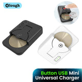 Elough Button Battery Charger For LIR1025/1220/1254/1620/1632/2016/2025/2032/2430/2450 Coin Lithium Batteries Type C Charger