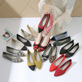 Elegant Leopard Knitted Ballet Flats Woman Pointed Toe Mesh Moccasins Ladies Fashion Walking Loafers Slip-on Soft Driving Shoes
