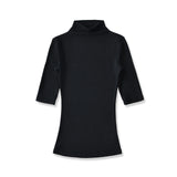 New Pure Desire Style High Neck Slim Fit Base Solid Color Casual T-Shirt Charming For Woman Elegant Fashion Soft T-Shirt M8IL