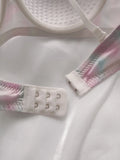 Hot Selling New Sweet Pink Camouflage Design With Steel Ring Gathering Pull And Anti Sagging Bra A2139