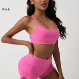 DIAS FIT JOY New style cross back yoga bra Plus Size removable chest cushion sexy back sports vest fitness running gym