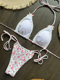 Micro Bikini Push Up Women Swimsuits 2026 Sexy Female Swimwear Brazilian Bikini Set Thong Biquini Swim Suits Print Beachwear