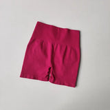 Women's High Waist Sports Shorts Slimming Peach Hip Lifting Running Cycling Gym Tight Three Point Speed Drying Short Pants