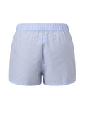 Women's Loose Shorts Elastic Waist Plaid Print Wide Leg Short Pants Summer Casual Daily Beach Athletic Wear