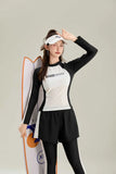New Swimsuit with High-end Feel Sports Split Two-piece Set, Conservative Slimming, Flat Corner Pants, Hot Spring Swimsuit