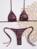 Halter Strappy Micro Thong Bikini Women Swimwear Female Swimsuit Two-pieces Bikini Set High Leg Cut Bather Bathing Suit Swim