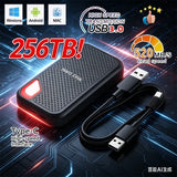 NEW 256TB USB SSD Mobile Hard Disk E60 128TB USB 3.1 HD External Hard Mobile Hard Disk HDD Storage Devices USB Tools