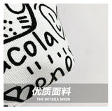 Large Capacity Printed Tote Bag, Fashion and Versatile Casual Single Shoulder Handbag with Pendant, College Style Women's Bags