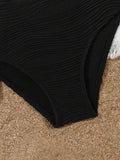 Sexy Black Beige Mesh Skirt 3 Piece Bikini Set 2025 Women Summer Metal U Wire Push Up Swimwear Bathing Suit Holiday Swimsuit