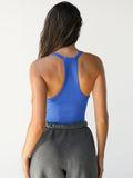 Sporty Style Tank Top Women Yoga Style Vest Solid Color Slim Fit Strapless Sportswear 2026 New Summer Dress up Female Clothing