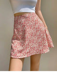 2026 Summer New Retro Vacation Style Small Floral Half Skirt High Waisted Wrap Buttocks Elegant Sweet Slim Short Skirt 06AH