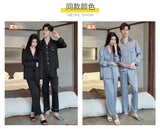 Spring and summer ice silk pajamas sexy lace long-sleeved cardigan home wear set