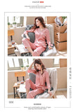 Spring and summer silk women's pajamas long-sleeved autumn and winter new imitation silk women's home clothes