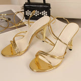 New Summer Elegant Strap Solid Color Square Toe High Heels Open Toe Fashion Sexy Banquet Women's Shoes  pumps women shoes