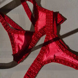 Green Crochet Bikini 2026 Bandeau Biquini Women Sexy Swimsuit Push Up Swimwear Female Low Waist Swim Suits Bathingsuit Beachwear