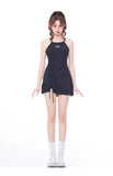 New Split Swimsuit for Women's Sports, American Style, Conservative, Meat Covering, Slimming, Vacation, Seaside Swimsuit