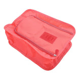 Portable Shoe Bags Travel Holds Multifunction Folding Storage Handbag High Capacity Mini Solid Color Shoe Pouch Organizer