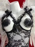New In Hot Porn Open Bra Sex Bodysuit Crotchless Sexy Lingerie Women Underwear Babydoll Dress Lace Transparent Erotic Costumes